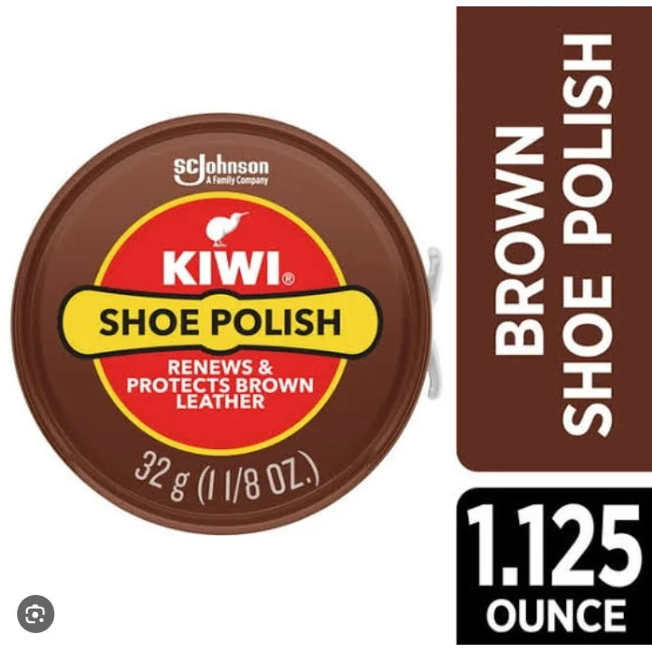 Quality shoe polish dark tan