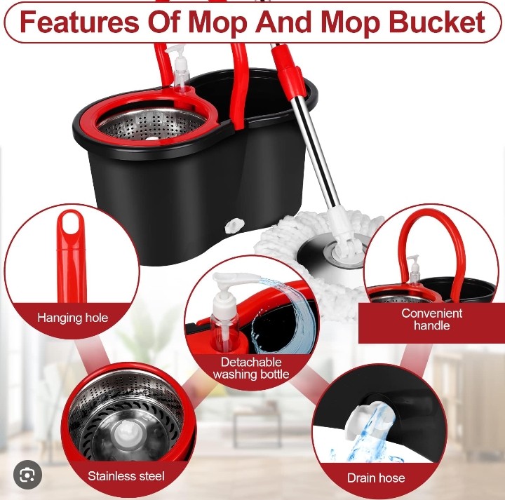 SM360 Spin Mop with a bucket system.