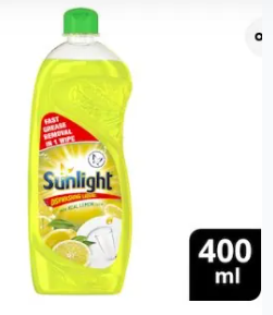 SUNLIGHT DISH WASHING LIQUID 400G|LEMON