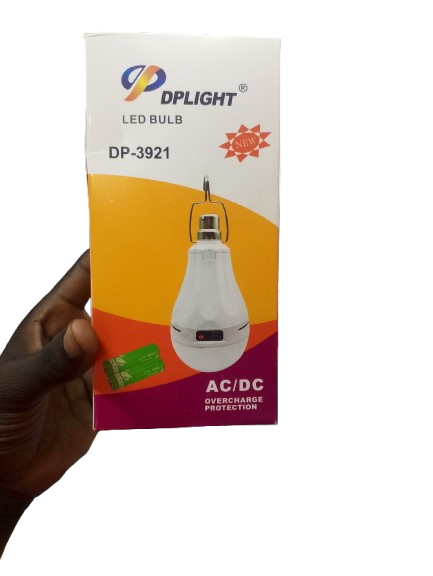 Dp light rechargeable led bulb