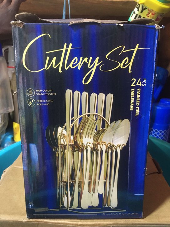 24pcs cutlery set made of high stainless steel