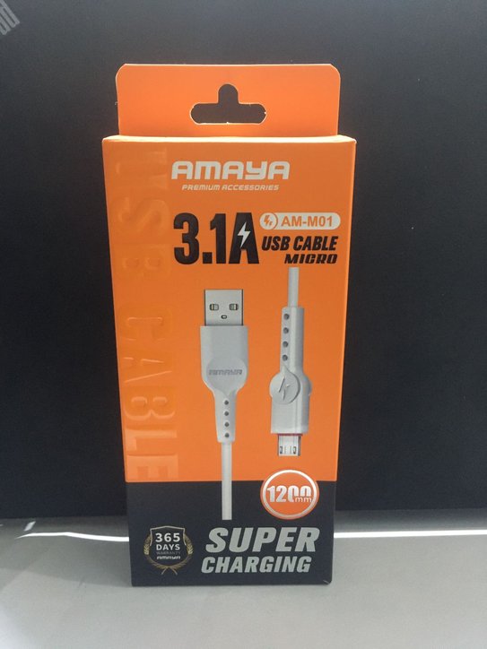 Amaya USB cable for charging and data transfer 