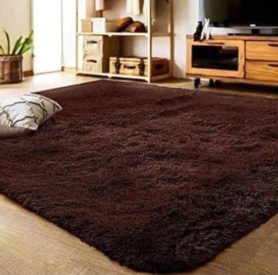 Soft chocolate fluffy CARPET 4*6/4*5/5*6/6*8