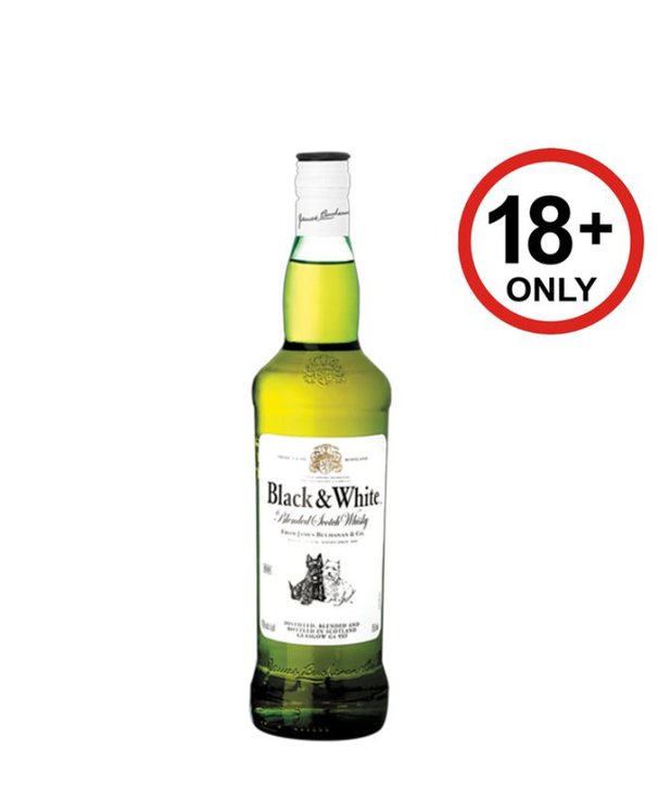 BLACK AND WHITE 750ml