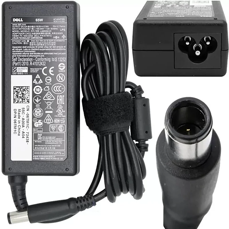 Dell big pin 65w 19.5v 3.33a 7.4mm x 5.0mm Charger