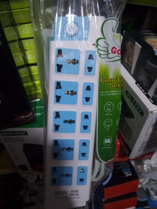 5+5 Sockets Set of Two Power Extension Board 