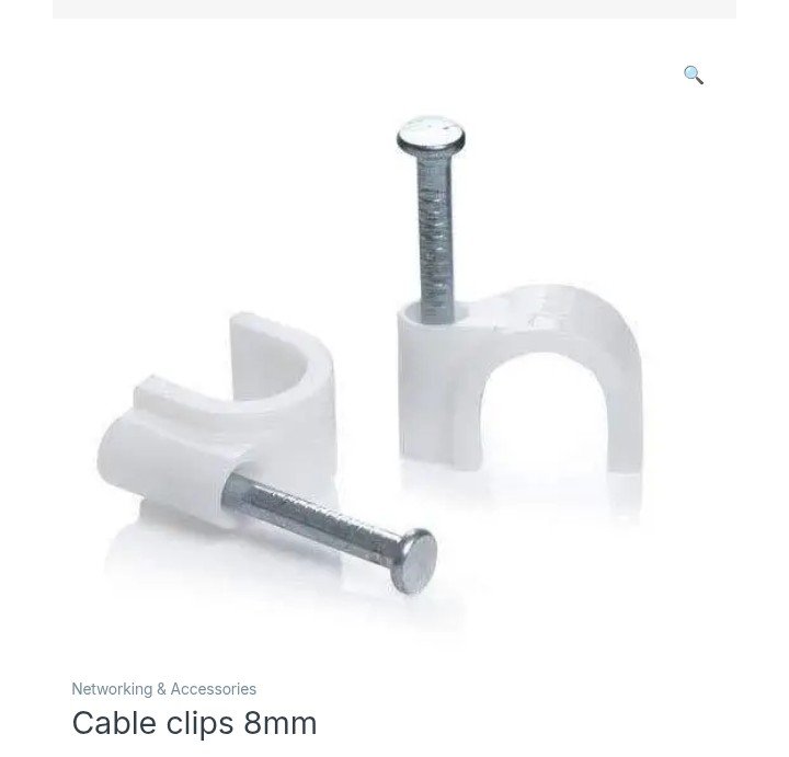 Cable clip 9mm