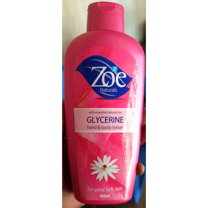 Zoe Natural Glycerine Hand & Body lotion 400ml