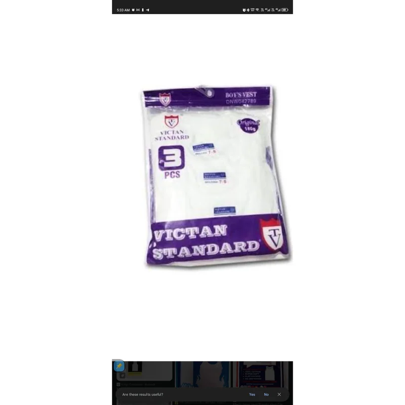 Victan Standard men's cotton vest