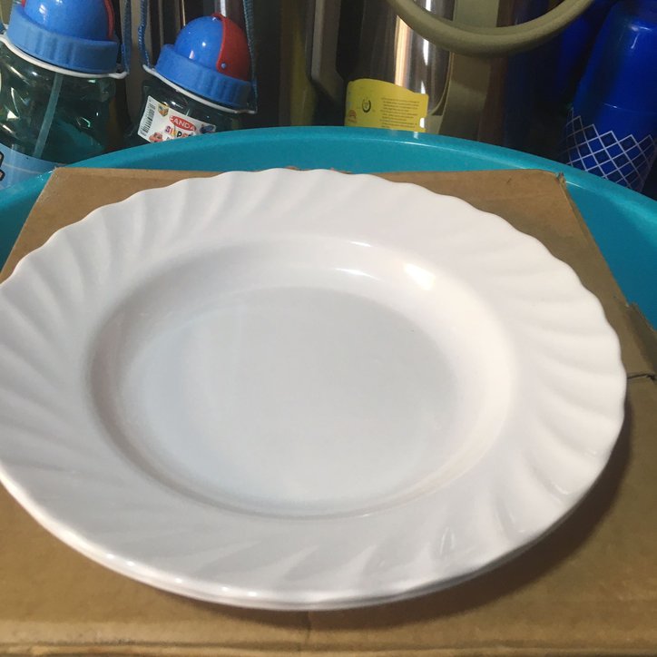 Sundabest candlelight 10.5 inch glass desert plate