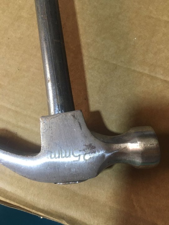 25mm claw steel hammer