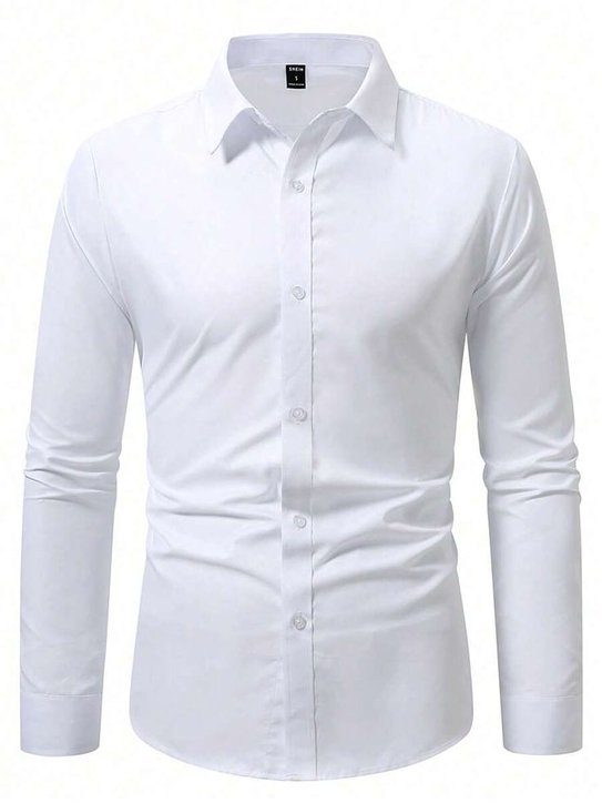 White Plain Shirts for men